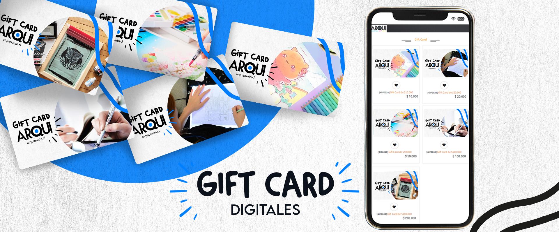 No sabes qué regalar? Tenemos Gift Card!