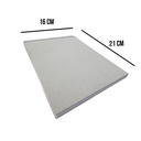 Croquera Papel Bond Tapa Gris 21x16cm (1/2 Oficio) 100hj