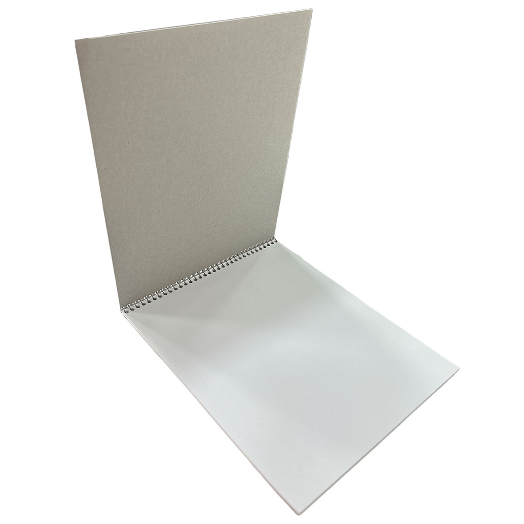 Croquera Papel Mantequilla Tapa Gris 16X19.5 cm 100hj