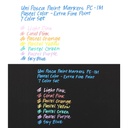 Marcador Uni Posca 8 Colores Pastel 1MR 0.7mm