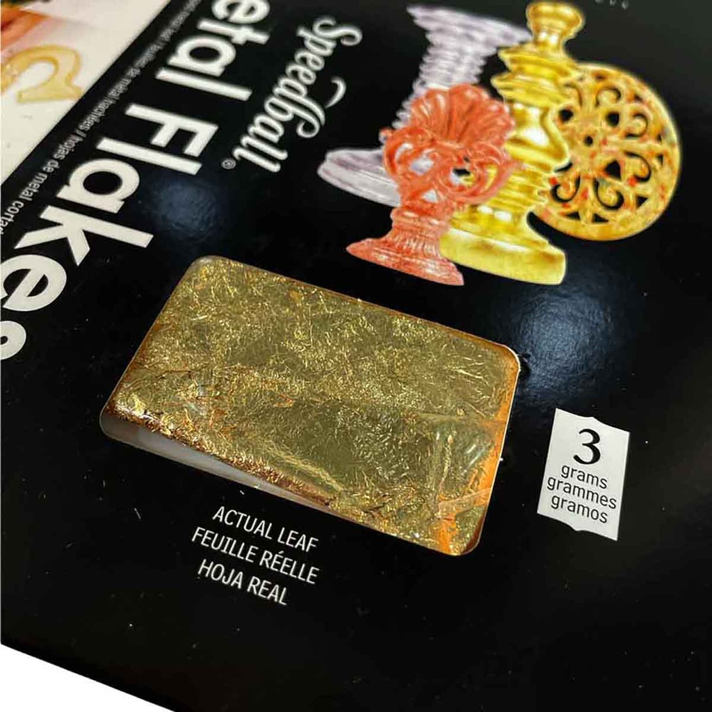 Bolsa de 3gr de hojuelas metálicas Pan de Oro Mona Lisa