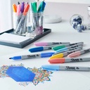 Marcador Sharpie 12 Colores Misticos Permanente