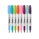 Marcador Sharpie Fashion 8 colores Punta Fina Permanente