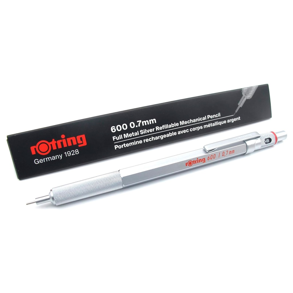 Portamina metálico Rotring 600 Punta 0.7mm