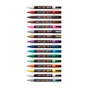 Marcador Uni Posca 16 Colores 3M (0.9 mm-1.3mm)