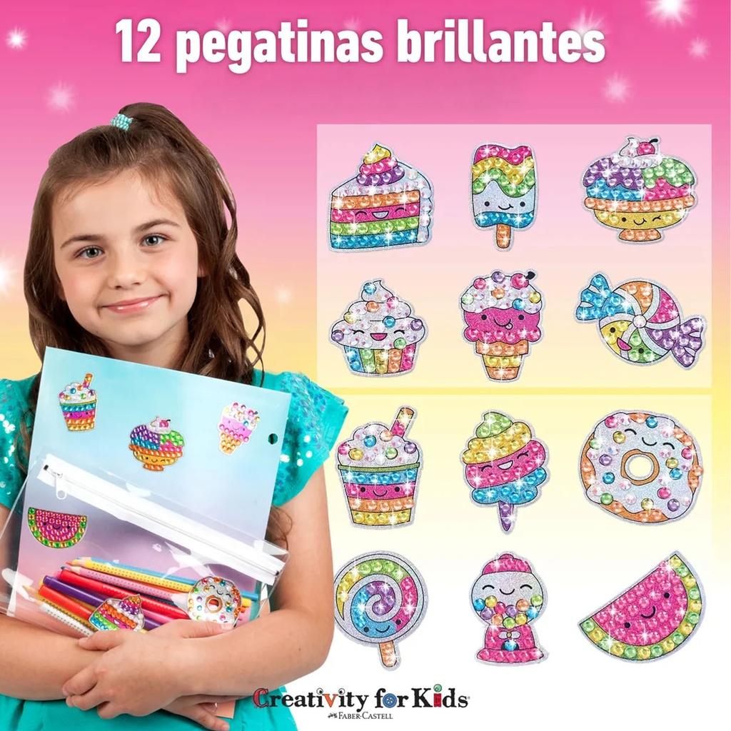 Kit Pintura con Diamantes Faber Castell - Dulces