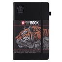 Sketchbook hoja negra + Espirógrafo + Set 6 colores Gelly Roll