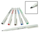Set de 6 plumones caligráficos 2mm colores Elegant Writer
