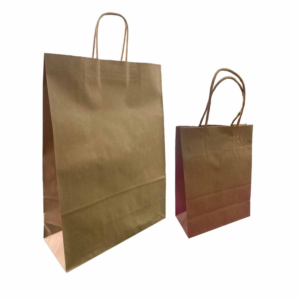 Bolsa de Papel Kraft regalo empaque con Manilla (1ud)