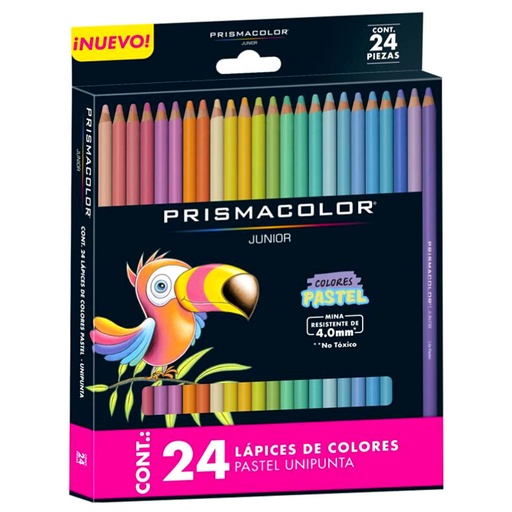 Lápices Prismacolor Junior 24 Colores Pastel