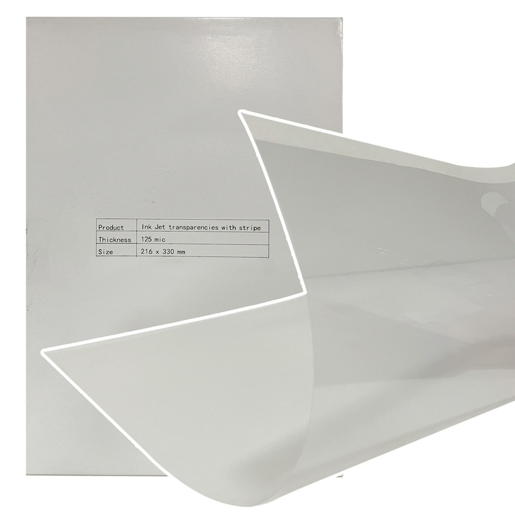 Transparencia Ink-Jet para impresora Oficio 10und