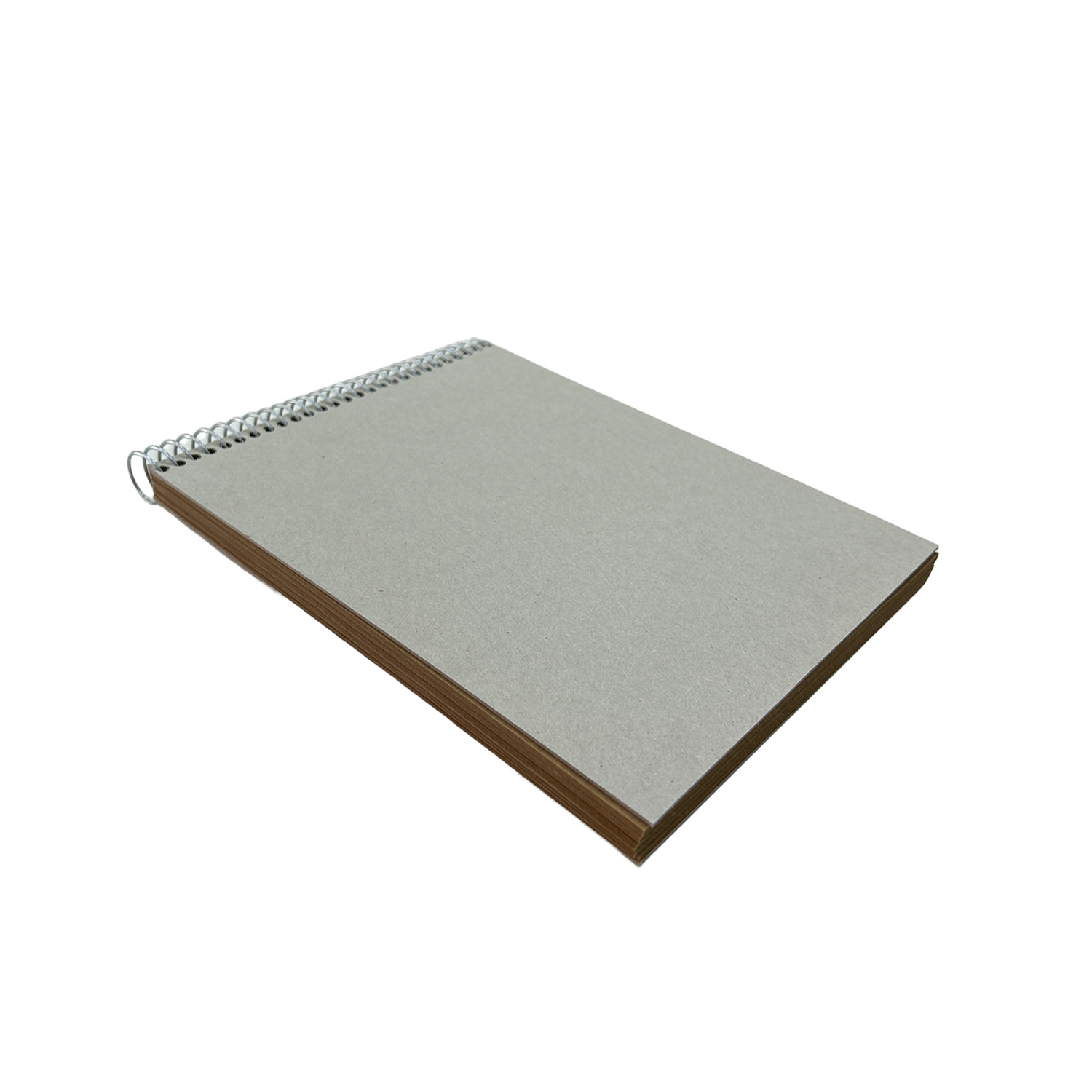 Croquera Papel Kraft Tapa Gris 21x16cm (1/2 Oficio) 100hj