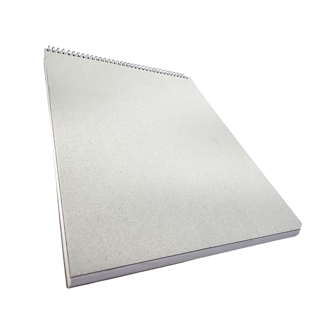 Croquera papel Hilado 9 140gr Tapa Gris Block 30x45cm (A3) 50hj