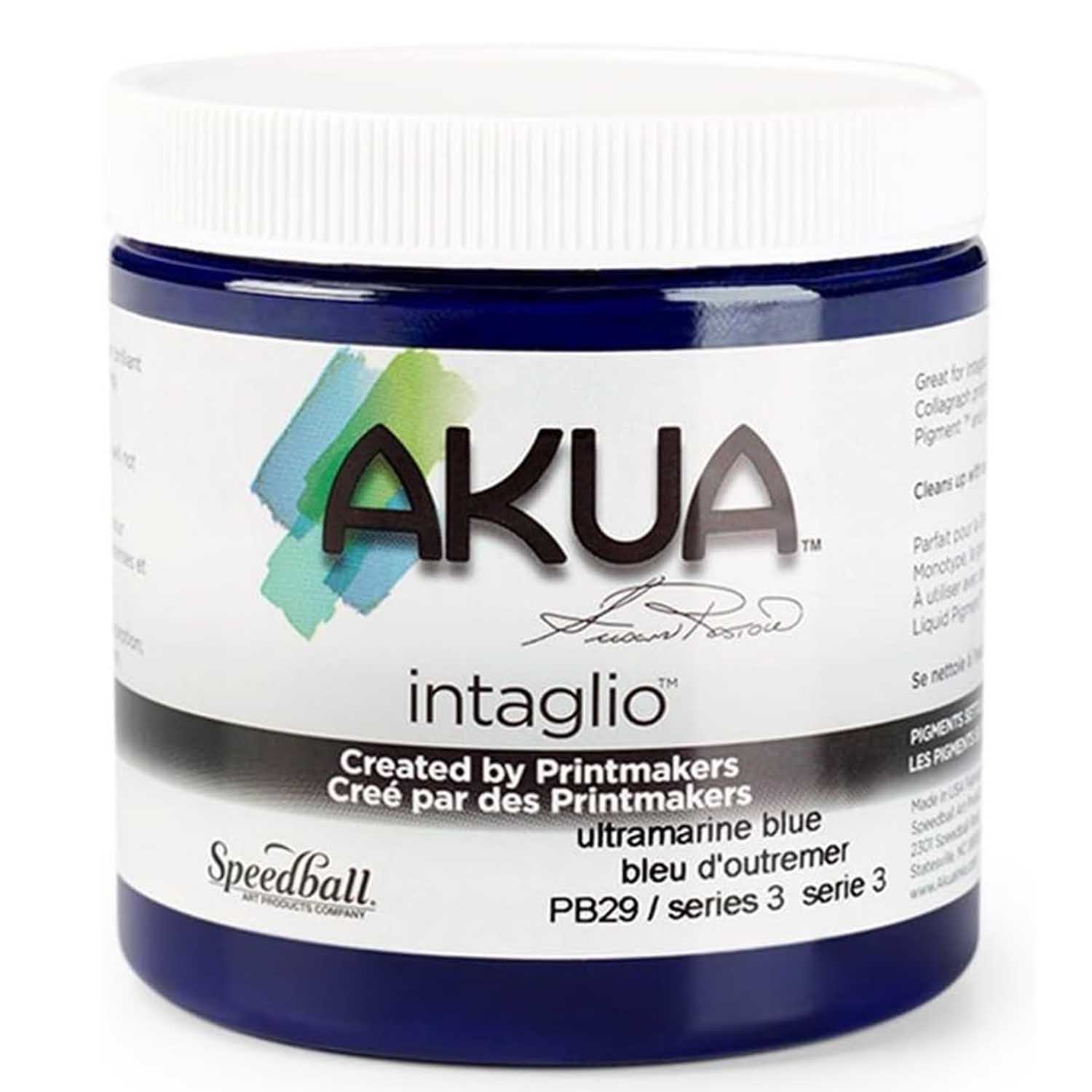 Tinta Profesional para Grabado Akua Intaglio ink 236ml