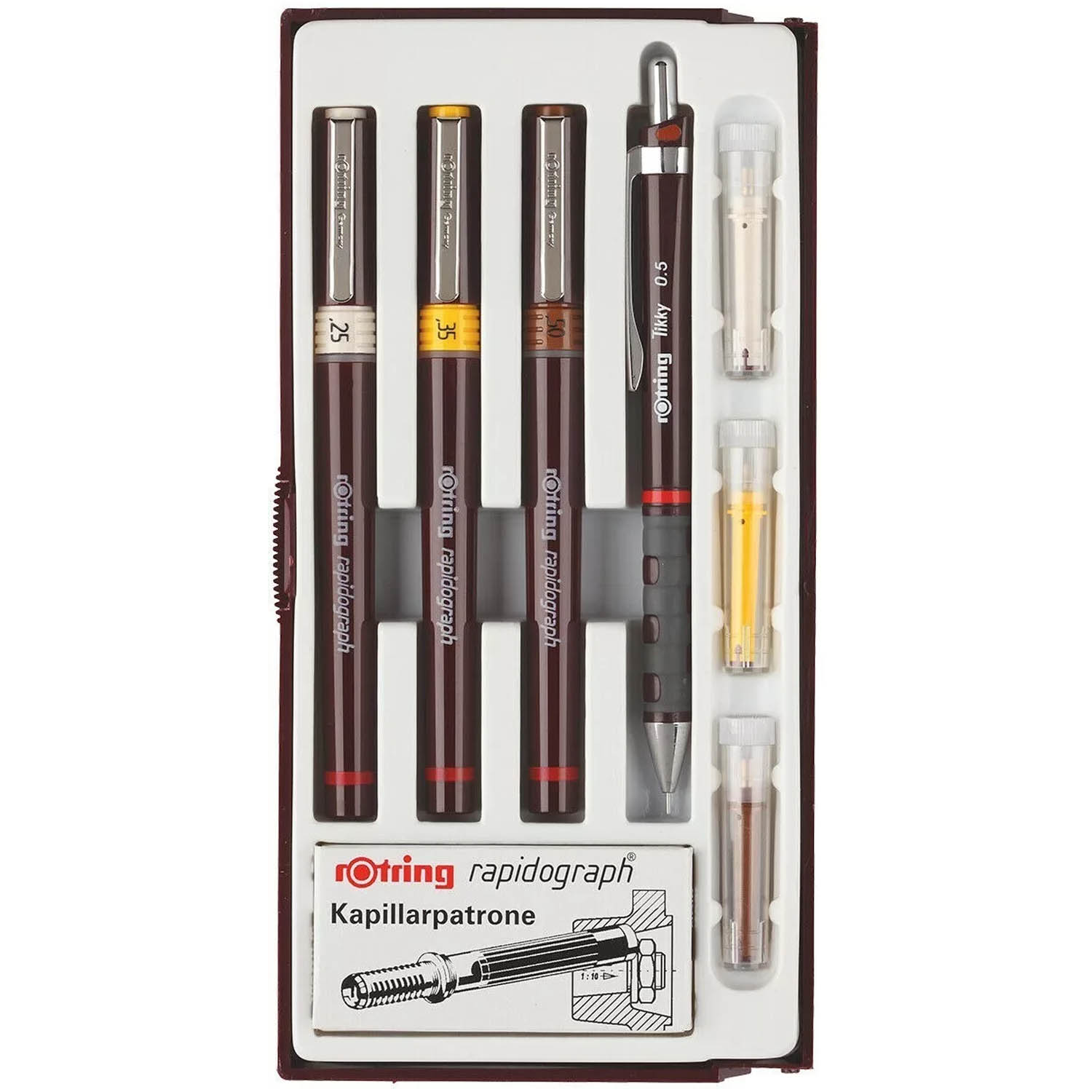 Tiralíneas Recargables Rotring Rapidograph (Junior)