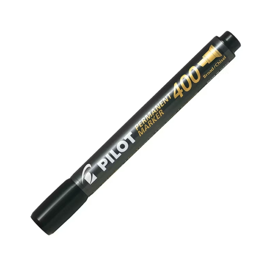 Marcador Permanente Biselado Negro Pilot