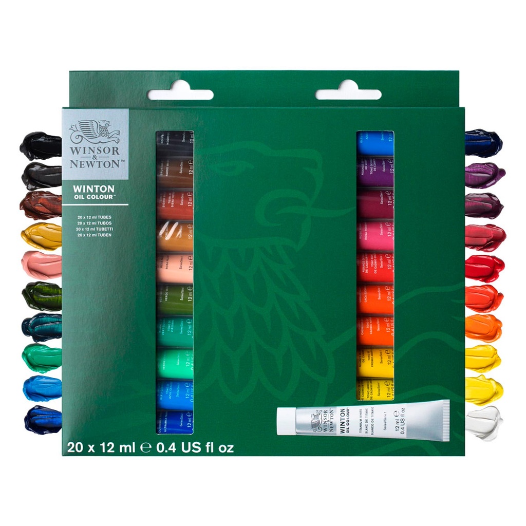 Set Inicial Óleos Winton Winsor &amp; Newton 20x12ml