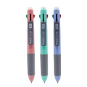 Bolígrafo Multiclick Adetec 4 Colores Tinta Borrable Colores Surtidos