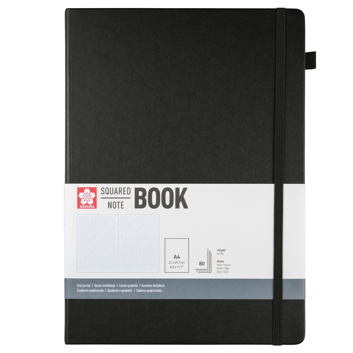 Libreta Sakura Hoja Crema con Lineas 21x30cm