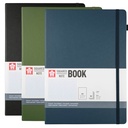 Libreta Sakura Hoja Crema con Cuadros 21x30cm