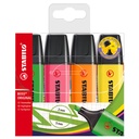 Set Destacadores Stabilo Boss Fluor 4 Uds.