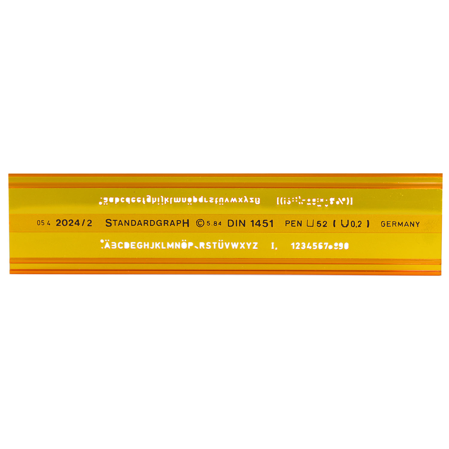 Normógrafo (Plantilla de Letras) Standardgraph