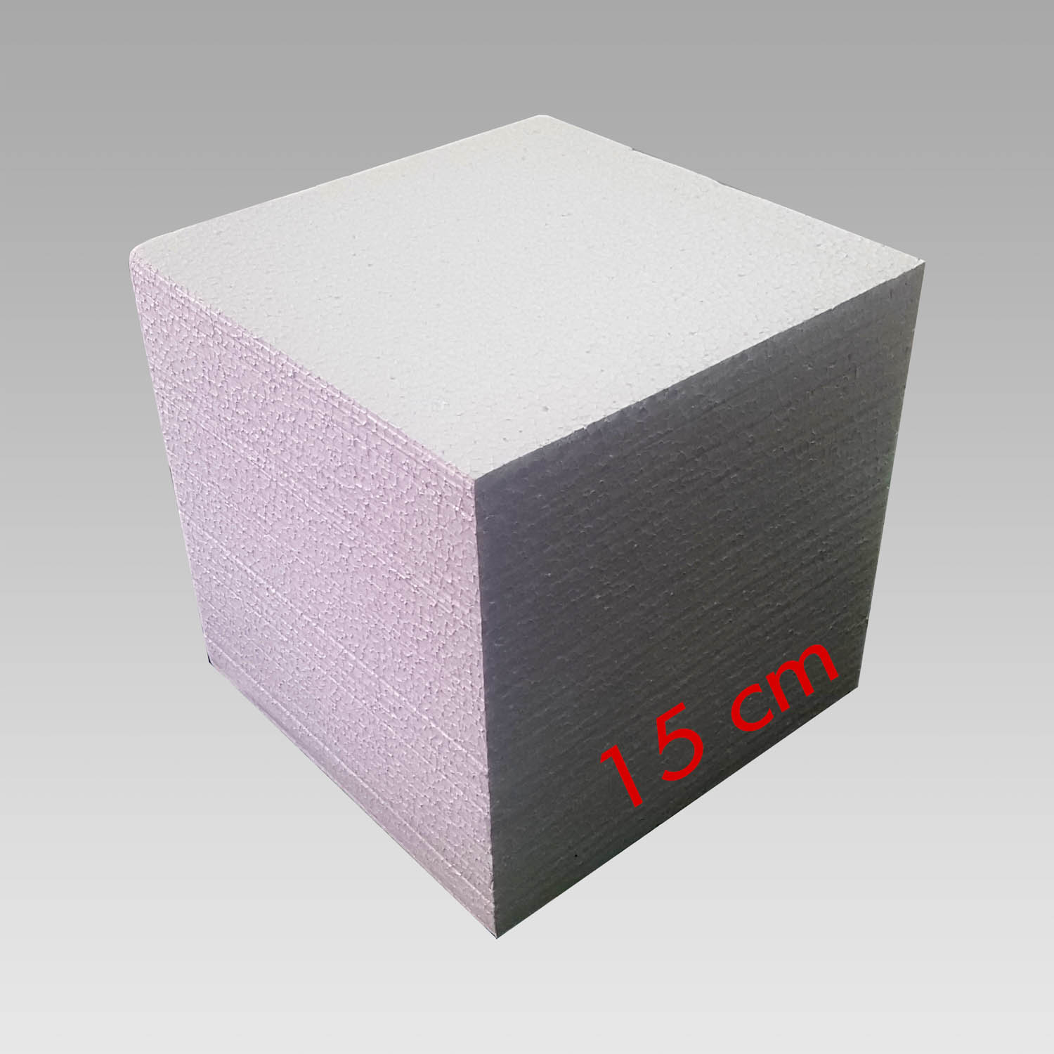 Cubo de plumavit de alta densidad 25kg/m3 Profesional