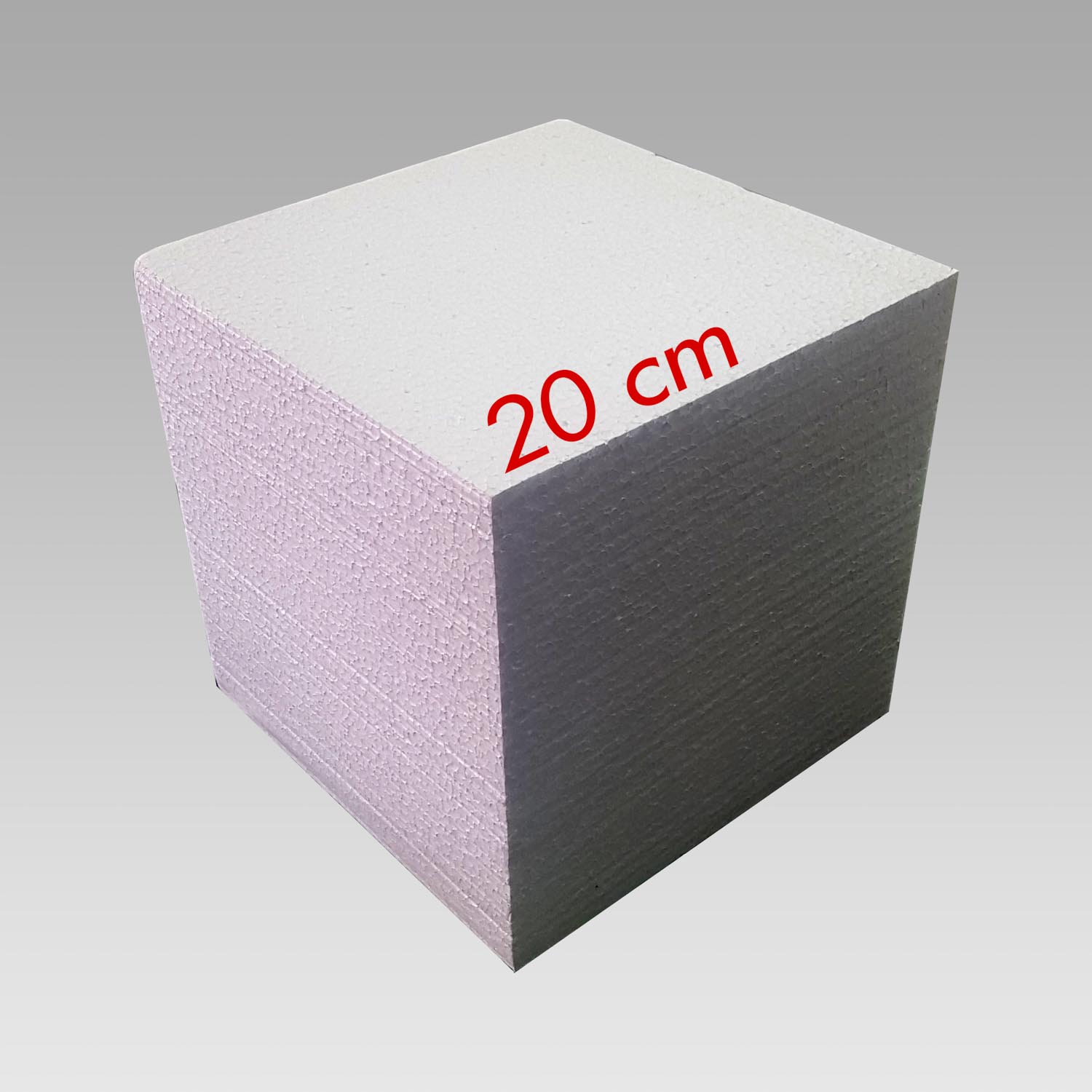 Cubo de plumavit de alta densidad 25kg/m3 Profesional