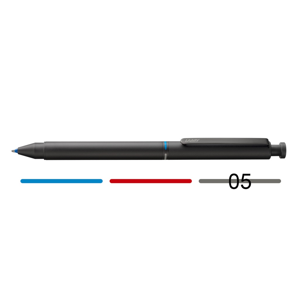 Bolígrafo Lamy ST Tri Pen (Acero Inoxidable Satinado)