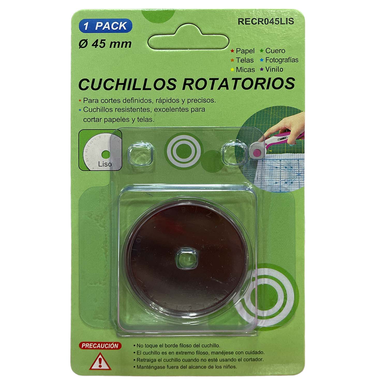 Repuestos para Cortador Rotatorio de Telas 45mm.