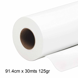 [ROPA09130125] Rollo Papel Plotter Alta Resolución 91.4cm x 30mts 125gr