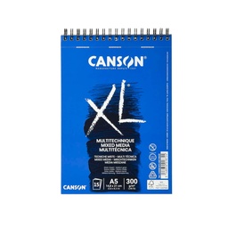 [1872] Croquera Canson XL Mix-Media 300gr 15 hjs A5(14.8x21cm)