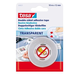 [64621] Cinta Adhesiva Doble Contacto Transparente Tesa (10m x 12mm)