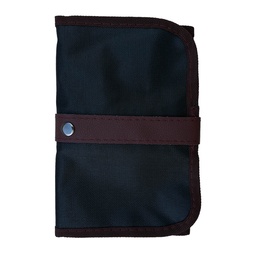 [ESEN152NEG36CAF] Estuche Enrollable Renart Con 36 Espacio Negro borde Café