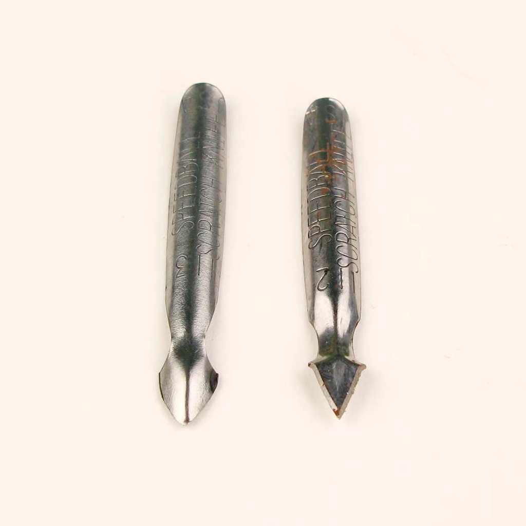 Set de 2 cuchillos de corrección para caligrafía Speedball