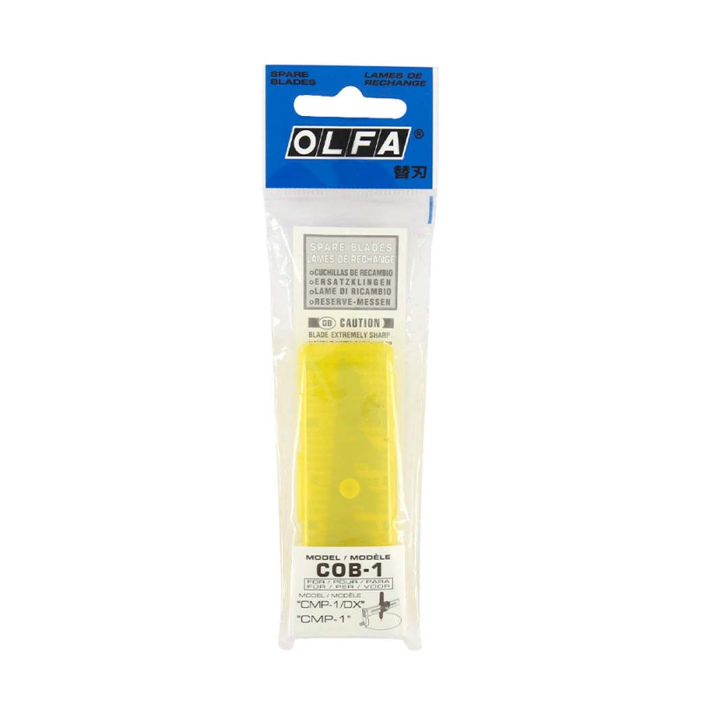 Repuestos para compases de corte Olfa 15ud modelo CMP-1/ CMP-1 DX