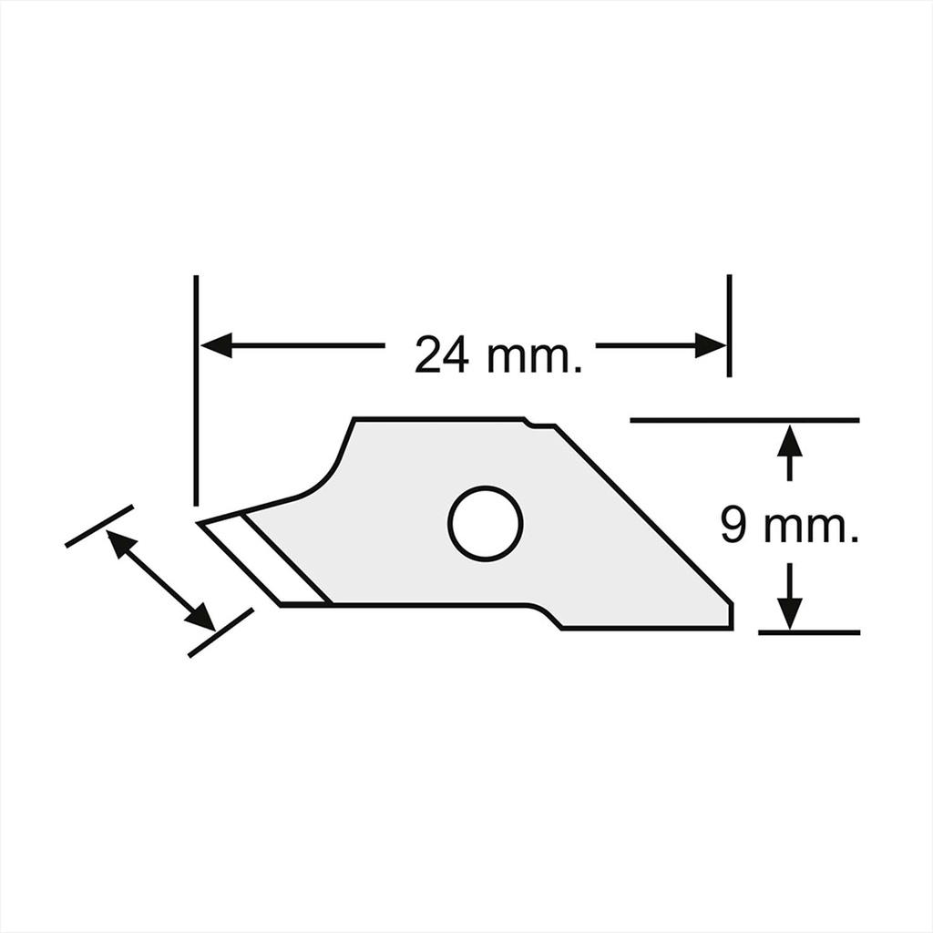 Repuestos para compases de corte Olfa 15ud modelo CMP-1/ CMP-1 DX