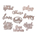 Set de Palabras en Madera Adix 45 ud.