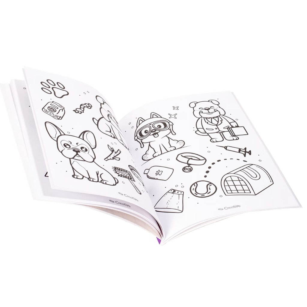 Libro para Colorear Dog Lover Kawai Adix