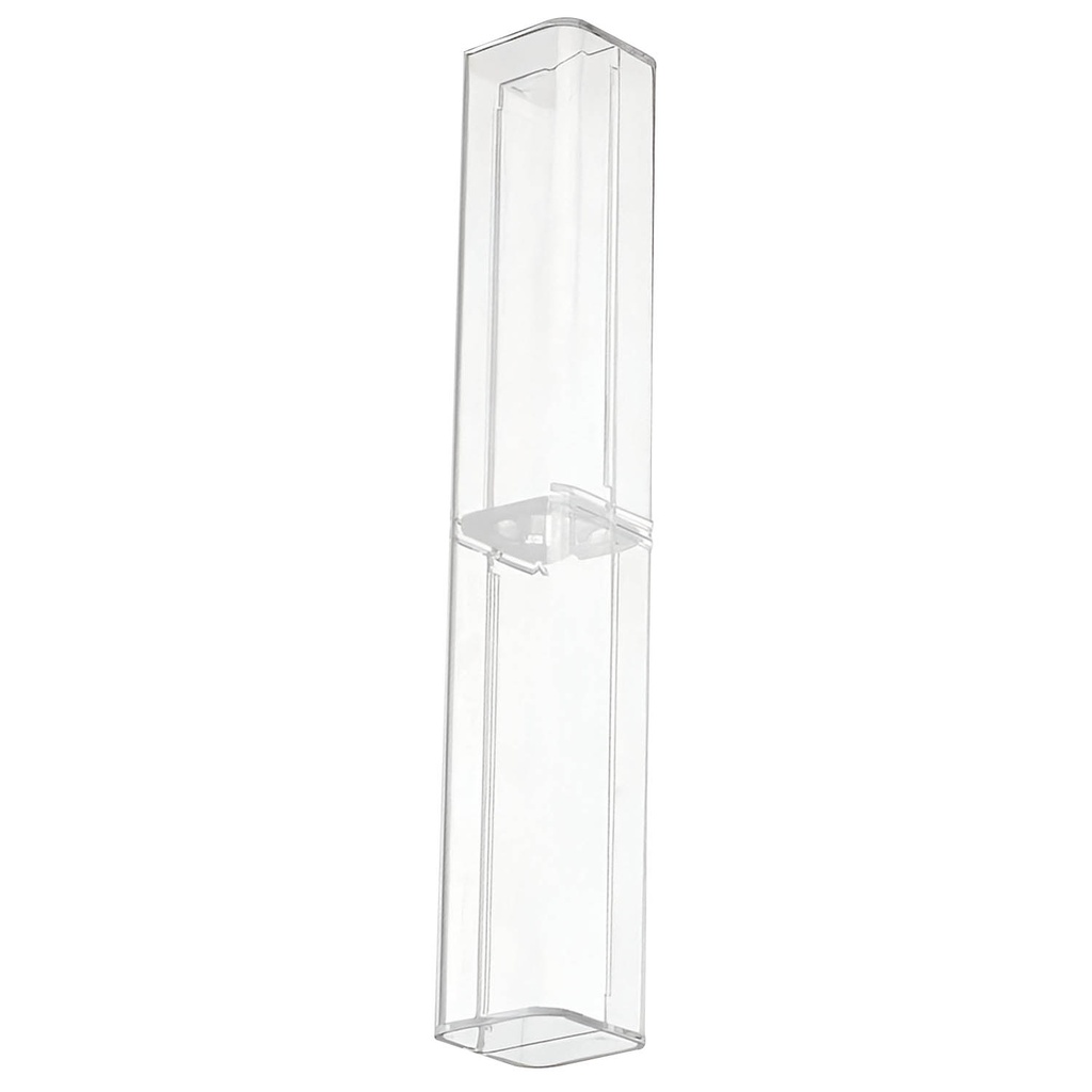 Estuche Acrilico Cuadrado Renart para Lápiz 15.5x2.5x2.5cm Transparente
