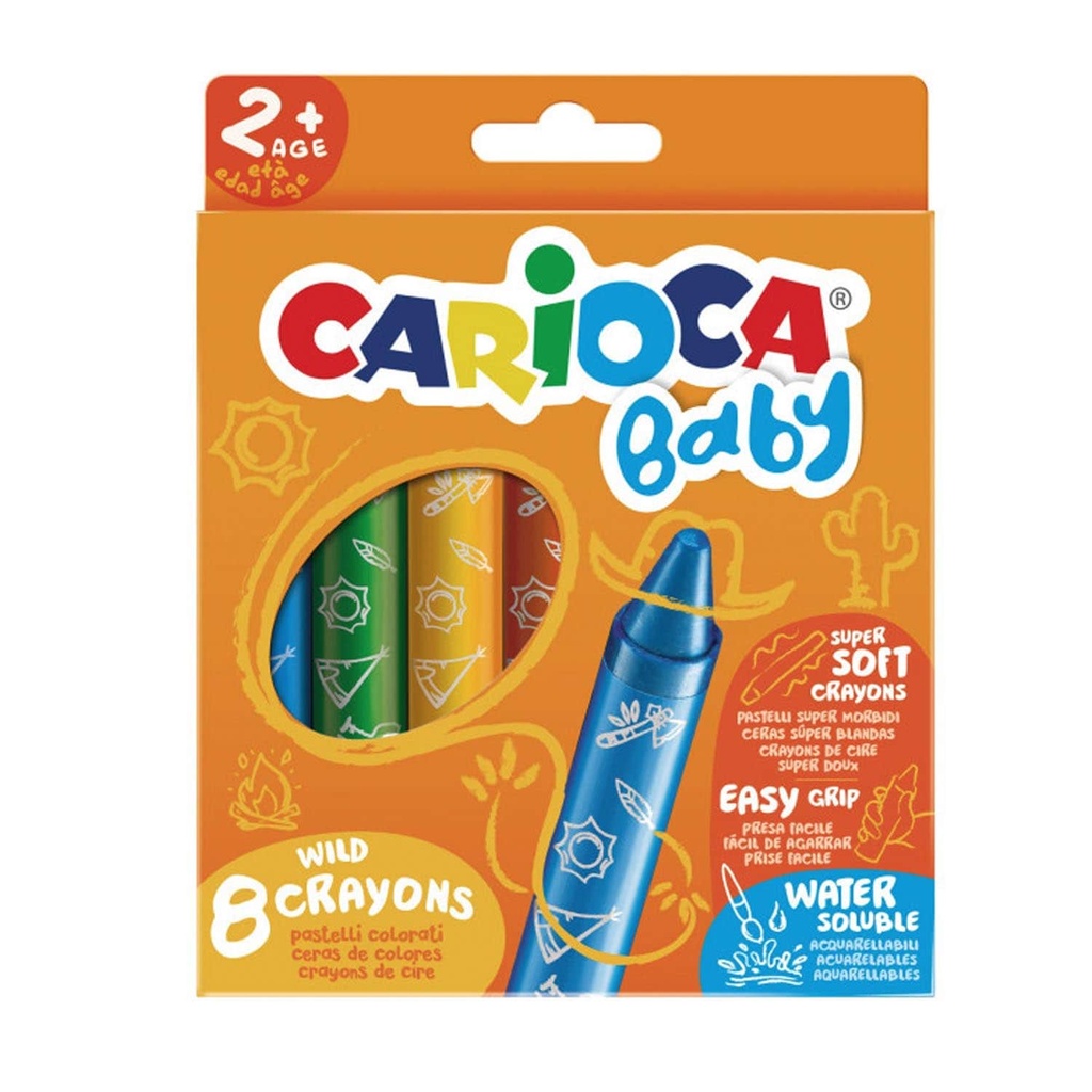 Crayones Carioca Baby 8 Colores