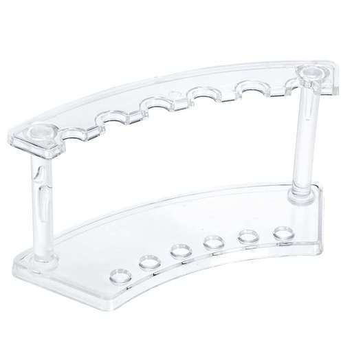 Exhibidor Acrilico Renart 18x7x8cm cm 6 Espacios Vertical 1.5 cm ø