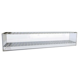 [EXAC04208060T72] Exhibidor Acrilico Renart 42x8x6.5 cm 72 Espacios Vertical 1.2 cm ø