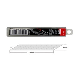 [#1361] Repuesto Cuchillo Cartonero 9mm en 30° (10ud)