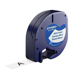 [91331] Etiqueta Plástica para Rotuladora Letra Tag 12mmX4m